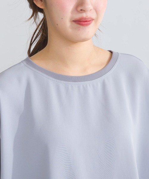 PICCIN(ピッチン)の「【セットアップ可能】ドルマンスリーブプルオーバー(Tシャツ/カットソー・レディース・ブラック/ライトグレー・M)」の7枚目の写真