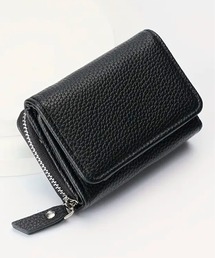 NOLITA LABORATORY（ノリータラボラトリー）の「【 NOLITA / ノリータ 】コンパクト 三つ折り財布 ソフトライチテクスチャー フェイクレザー ジッパー付き コインケース（財布）」