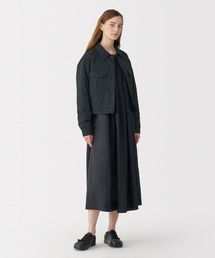 【Muji Labo】ナイロンワークブルゾン（ブラック） 新品】無印 MUJI Labo 紳士 ナイロンワークブルゾン 黒色 Lサイズ