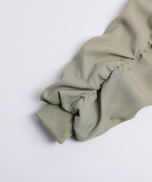 La-gemme（ラジェム）の「ドロスト ギャザーブルゾン（ブルゾン・レディース・ベージュ系その他/ブラック/カーキ・フリー）」の7枚目の写真