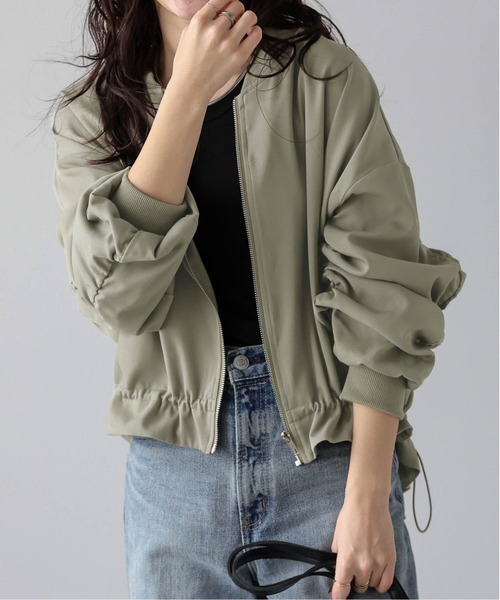 再値下げ！美品♡スクーカム♡レザーブルゾン ex/tra】ラムレザーブルゾン｜ジャケット/ブルゾン｜ニコル公式