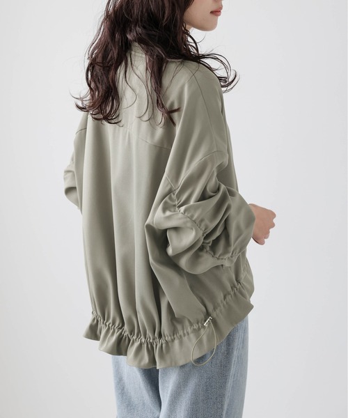 セール】ドロスト ギャザーブルゾン（ブルゾン）｜La-gemme（ラジェム