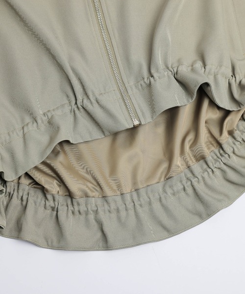 La-gemme（ラジェム）の「ドロスト ギャザーブルゾン（ブルゾン・レディース・ベージュ系その他/ブラック/カーキ・フリー）」の17枚目の写真