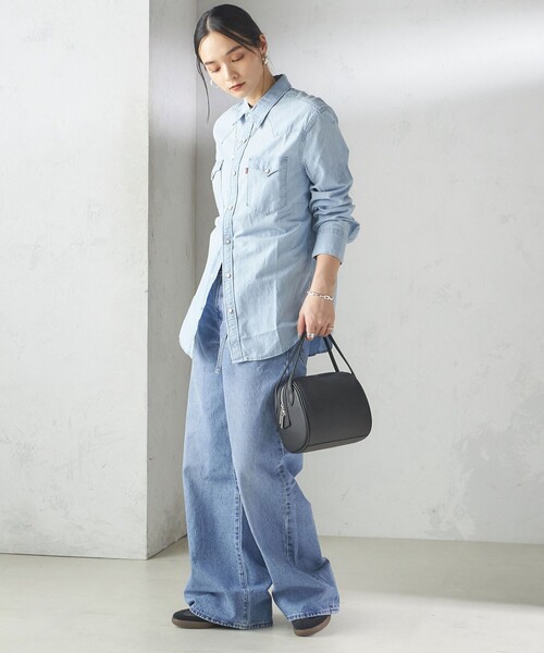 Levi's（リーバイス）の「Levi’s:BARSTOW WESTERNSTANDRAD（シャツ/ブラウス・レディース・ライトブルー・ONE SIZE）」の3枚目の写真