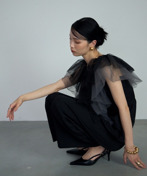 セール】チュールケープ+オールインワン（サロペット/オーバーオール