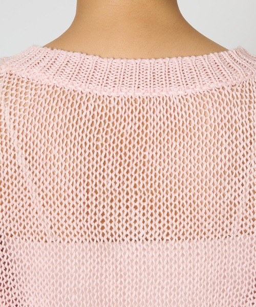 BABYLONE（バビロン）の「2WAYリネンプルオーバー（ニット/セーター・レディース・チャコール/ピンク/ベージュ/ホワイト/ライトブルー・フリー）」の16枚目の写真