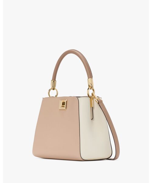 kate spade new york(ケイトスペード ニューヨーク)の「フィービー カラーブロック トップ ハンドル サッチェル(ハンドバッグ・レディース・ブラウン・ONESIZE)」の4枚目の写真