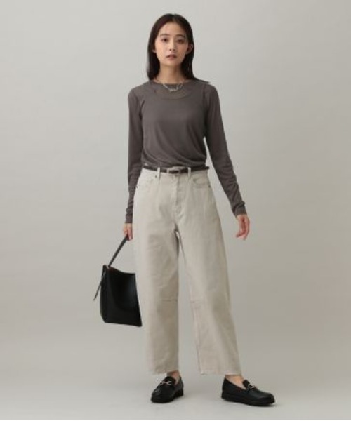 GLOBAL WORK（グローバルワーク）の「MATINEE LINE/バレルレッグデニム