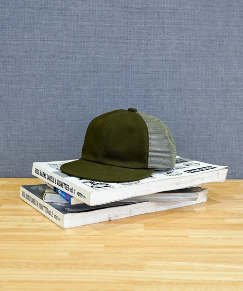 Mighty Shine(マイティシャイン)の「BRIDGE CAP TYPE1 MESH(キャップ・メンズ・ベージュ/ブラウン/ブラック/カーキ・L/M)」の4枚目の写真