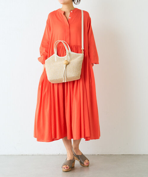 BEARDSLEY(ビアズリー)の「《russet×BEARDSLEY》カゴ2wayトートバッグ(トートバッグ・レディース・アイボリー/ブラック・SMALL)」の16枚目の写真