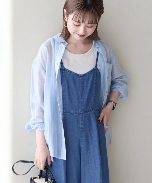 Munich シアーローンタックスリーブシャツ Munich シアーローンタック