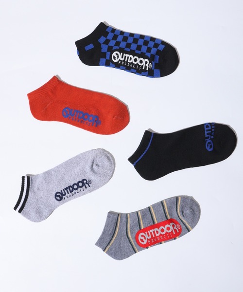 OUTDOOR PRODUCTS(アウトドアプロダクツ)の「OUTDOOR PRODUCTS 5足セット スニーカーソックス 5P 靴下(ソックス/靴下・メンズ・H/J/C/B/E/D/G/F/I/A・25-27CM)」の5枚目の写真