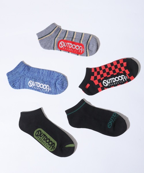 OUTDOOR PRODUCTS(アウトドアプロダクツ)の「OUTDOOR PRODUCTS 5足セット スニーカーソックス 5P 靴下(ソックス/靴下・メンズ・H/J/C/B/E/D/G/F/I/A・25-27CM)」の7枚目の写真