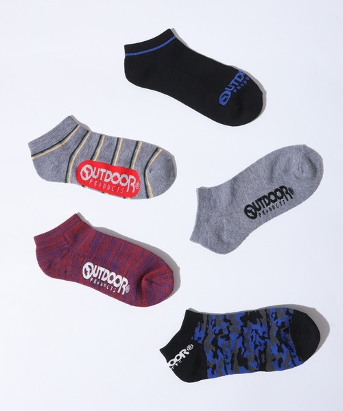 OUTDOOR PRODUCTS(アウトドアプロダクツ)の「OUTDOOR PRODUCTS 5足セット スニーカーソックス 5P 靴下(ソックス/靴下・メンズ・H/J/C/B/E/D/G/F/I/A・25-27CM)」の8枚目の写真
