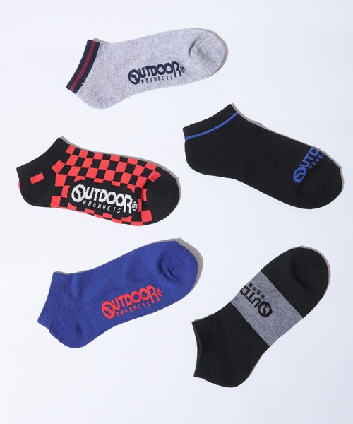 OUTDOOR PRODUCTS(アウトドアプロダクツ)の「OUTDOOR PRODUCTS 5足セット スニーカーソックス 5P 靴下(ソックス/靴下・メンズ・H/J/C/B/E/D/G/F/I/A・25-27CM)」の9枚目の写真