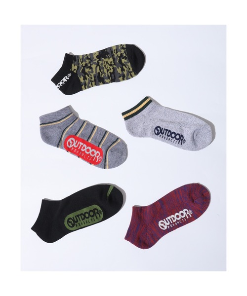 OUTDOOR PRODUCTS(アウトドアプロダクツ)の「OUTDOOR PRODUCTS 5足セット スニーカーソックス 5P 靴下(ソックス/靴下・メンズ・H/J/C/B/E/D/G/F/I/A・25-27CM)」の10枚目の写真