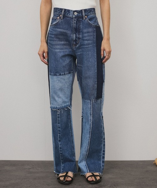 COTTON USA リメイクライクセミフレアデニム COTTON USA リメイクライクセミフレアデニム（デニムパンツ