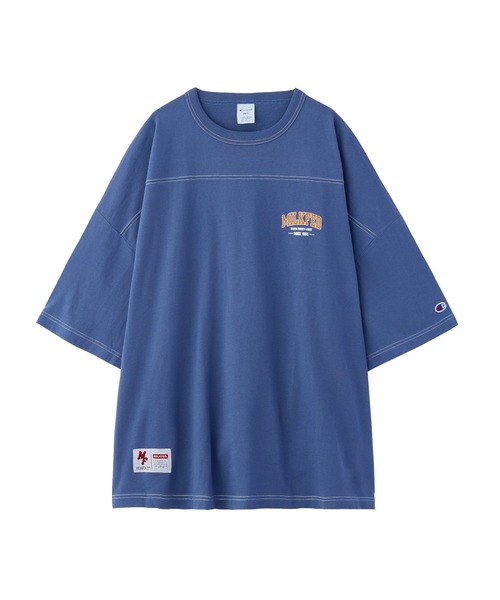 MILKFED.×CHAMPION COLLEGE LOGO BIG FOOTBALL TEE（Tシャツ