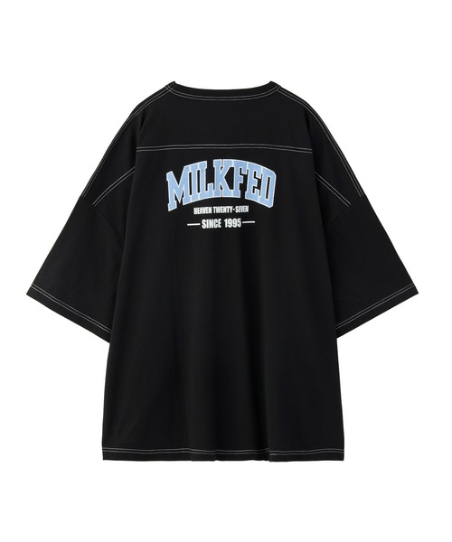 MILKFED.×CHAMPION COLLEGE LOGO BIG FOOTBALL TEE（Tシャツ