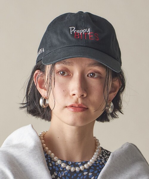 SHIPS（シップス）の「SHIPS NINE CASE:エンブロイダリー キャップ（キャップ・レディース・ブラック/ブルー/オレンジ/ホワイト・ONE SIZE）」の2枚目の写真