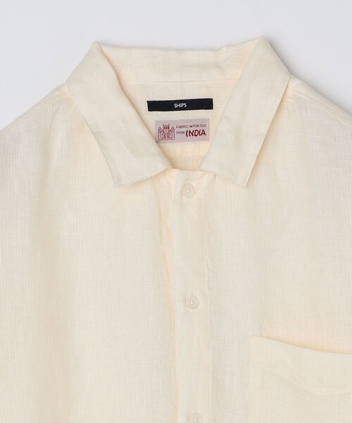 SHIPS(シップス)の「SHIPS: リネン パナマ ウィークエンド ショートスリーブ シャツ(シャツ/ブラウス・メンズ・ホワイト/ダークグレー/ケリーグリーン・SMALL/MEDIUM/LARGE/X-LARGE)」の19枚目の写真