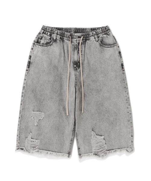 DANKE SCHON（ダンケシェーン）の「【WEB＆DEPOT限定】DankeSchon/ダンケシェーン/DESTOROY DENIM SHORTS（その他パンツ・レディース・グレー/ブラック・M/S/L）」の15枚目の写真