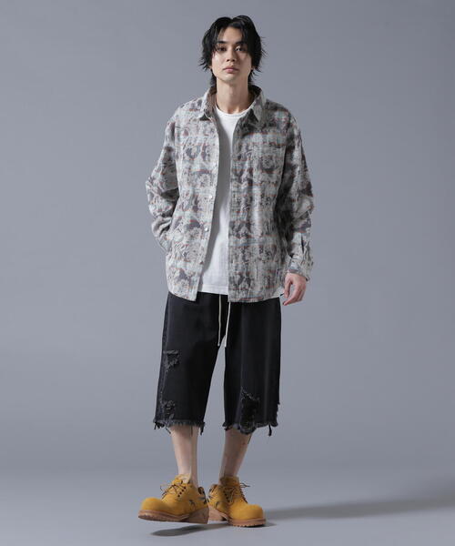 DANKE SCHON（ダンケシェーン）の「【WEB＆DEPOT限定】DankeSchon/ダンケシェーン/DESTOROY DENIM SHORTS（その他パンツ・レディース・グレー/ブラック・M/S/L）」の3枚目の写真