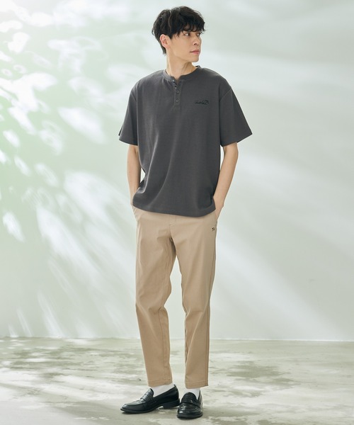 Arnold Palmer（アーノルドパーマー）の「ハニカムワッフル シェア ヘンリーネック Tシャツ（Tシャツ/カットソー・レディース・チャコールグレー/ライトベージュ/アイボリー・L/LL/M/S/XS）」の19枚目の写真