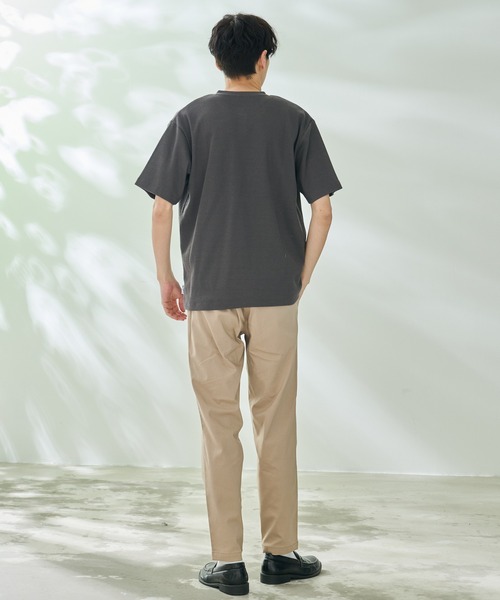 Arnold Palmer（アーノルドパーマー）の「ハニカムワッフル シェア ヘンリーネック Tシャツ（Tシャツ/カットソー・レディース・チャコールグレー/ライトベージュ/アイボリー・L/LL/M/S/XS）」の21枚目の写真