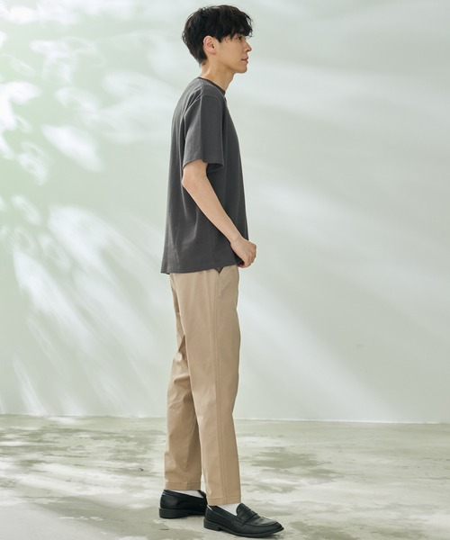 Arnold Palmer（アーノルドパーマー）の「ハニカムワッフル シェア ヘンリーネック Tシャツ（Tシャツ/カットソー・レディース・チャコールグレー/ライトベージュ/アイボリー・L/LL/M/S/XS）」の11枚目の写真