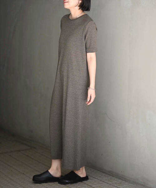 &HALF(アンドハーフ)の「リブロングワンピース(ワンピース・レディース・ブラック/ホワイト系その他/ブラウン系その他・M)」の10枚目の写真
