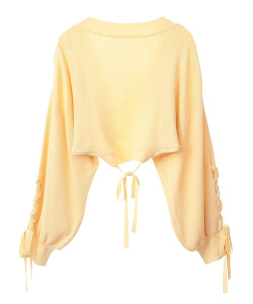 dazzlin（ダズリン）の「dazzlin ニットボレロ（カーディガン/ボレロ・レディース・イエロー/ネイビー/オフホワイト・FREE）」の12枚目の写真