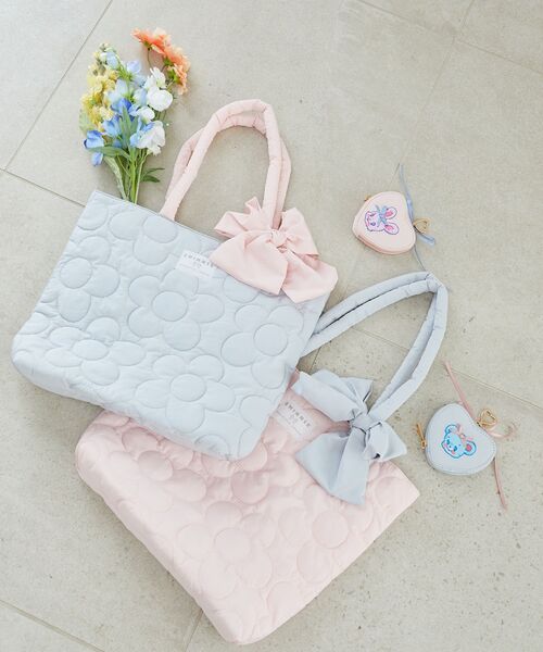 MAJESTIC LEGON（マジェスティックレゴン）の「SWIMMERコラボ パファーバッグ（ショルダーバッグ・レディース・ブルー/ピンク・FREE）」の3枚目の写真