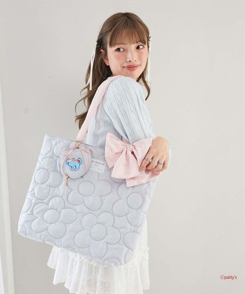 MAJESTIC LEGON（マジェスティックレゴン）の「SWIMMERコラボ パファーバッグ（ショルダーバッグ・レディース・ブルー/ピンク・FREE）」の9枚目の写真