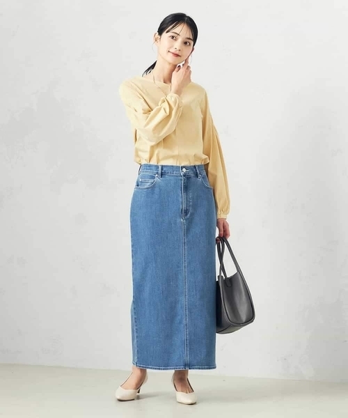 a.v.v（アーヴェヴェ）の「ピンタックスリーブトップス（Tシャツ/カットソー・レディース・ブラック/グレー系その他/クリーム/ブルー・36/38/40/34/42）」の8枚目の写真