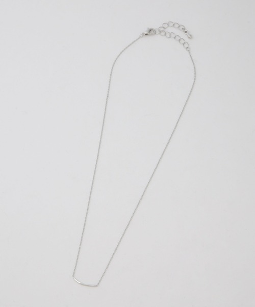 NANO universe（ナノユニバース）の「ラウンドバーネックレス（ネックレス・レディース・シルバー/ゴールド・FREE）」の3枚目の写真