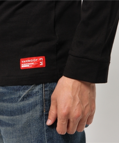 WHO'S WHO gallery（フーズフーギャラリー）の「【VANMOOF】タートルネックカットソー（Tシャツ/カットソー・メンズ・ホワイト/ブラック・MEDIUM/LARGE）」の4枚目の写真