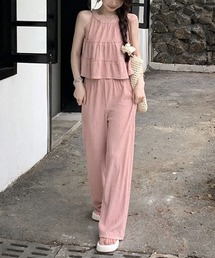 Bibiy. フリルピンクキャミソール　新品未使用 キャミソール（ピンク/桃色系・フリル）ファッション通販 - ZOZOTOWN