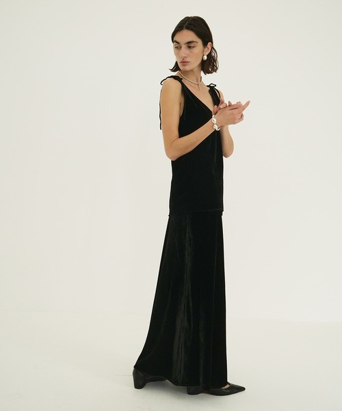 新品未使用　CLANE VELOUR MERMAID LINE SKIRT 新品未使用 CLANE VELOUR MERMAID LINE SKIRT（セール】LINEN