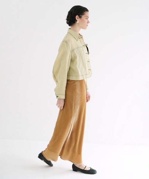 CLANE（クラネ）の「VELOR MERMAID LINE SKIRT（スカート）」 - WEAR