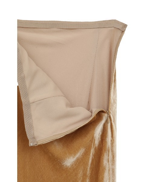 CLANE（クラネ）の「VELOR MERMAID LINE SKIRT（スカート・レディース・ベージュ/ブラック/レッド・0/2/1）」の22枚目の写真