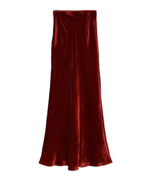 新品未使用　CLANE VELOUR MERMAID LINE SKIRT セール】VELOR MERMAID LINE SKIRT（スカート）｜CLANE（クラネ
