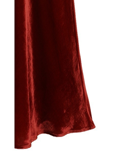 CLANE VELOUR MERMAID LINE SKIRT ブラック1番 セール】VELOR MERMAID LINE SKIRT（スカート）｜CLANE（クラネ