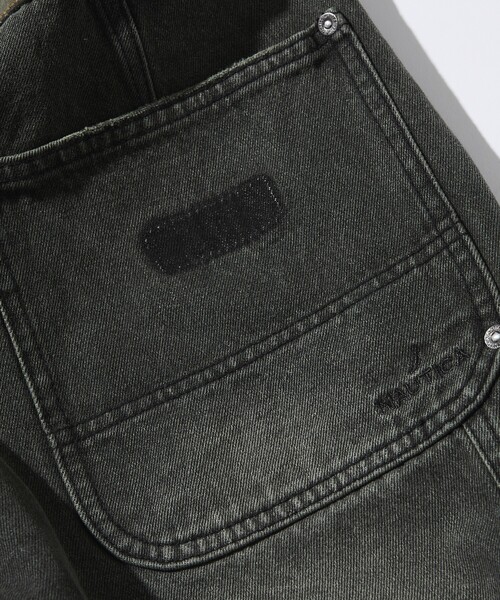 NAUTICA（ノーティカ）の「NAUTICA/ノーティカ Super Wide Curve Double Knee Denim Cropped Pants/スーパーワイド カーブ ダブルニー デニム クロップドパンツ（その他パンツ・メンズ・ブラック/ネイビー/サックスブルー・MEDIUM/LARGE/X-LARGE）」の13枚目の写真