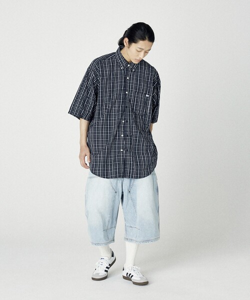 NAUTICA（ノーティカ）の「NAUTICA/ノーティカ Super Wide Curve Double Knee Denim Cropped Pants/スーパーワイド カーブ ダブルニー デニム クロップドパンツ（その他パンツ・メンズ・ブラック/ネイビー/サックスブルー・MEDIUM/LARGE/X-LARGE）」の16枚目の写真