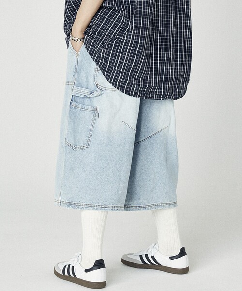 NAUTICA（ノーティカ）の「NAUTICA/ノーティカ Super Wide Curve Double Knee Denim Cropped Pants/スーパーワイド カーブ ダブルニー デニム クロップドパンツ（その他パンツ・メンズ・ブラック/ネイビー/サックスブルー・MEDIUM/LARGE/X-LARGE）」の22枚目の写真