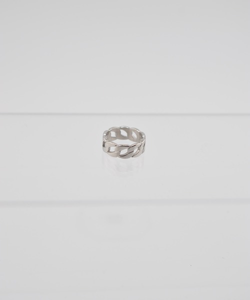 BROTHERHOOD(ブラザーフッド)の「【earyear】Infinity Chain Band design peti Volume Ring(リング・レディース・シルバー/ゴールド・SMALL/MEDIUM/LARGE)」の9枚目の写真
