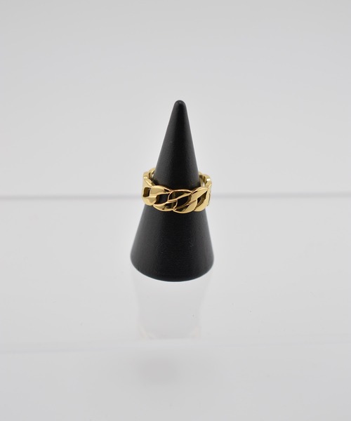 BROTHERHOOD(ブラザーフッド)の「【earyear】Infinity Chain Band design peti Volume Ring(リング・レディース・シルバー/ゴールド・SMALL/MEDIUM/LARGE)」の13枚目の写真