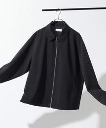 On ブラック ジップアップシャツ ジップアップパーカー（ブラック） | SHE'S ONLINE SHOP