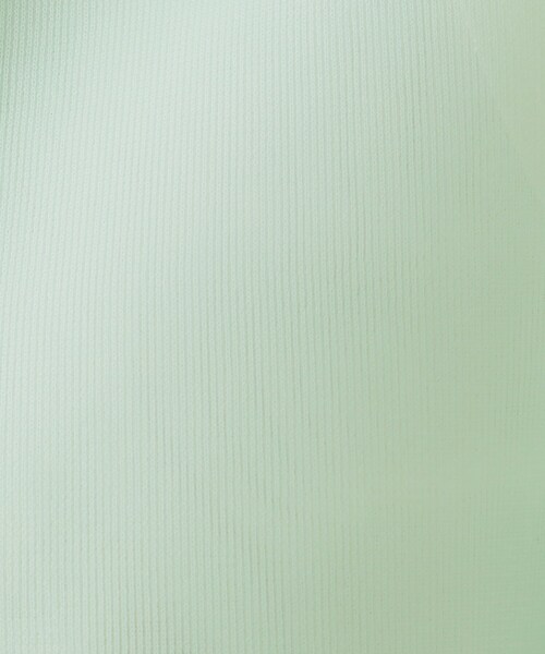 OPAQUE.CLIP（オペークドットクリップ）の「スポンディッシュシアーノーカラーブルゾン【洗濯機洗い可】（ブルゾン・レディース・ブラック/グリーン系・00）」の6枚目の写真